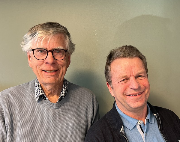 Johan og Svein Magne, april 2026