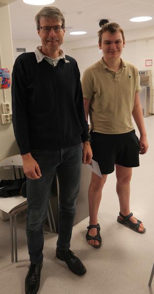 Simen og Rolf A mestere